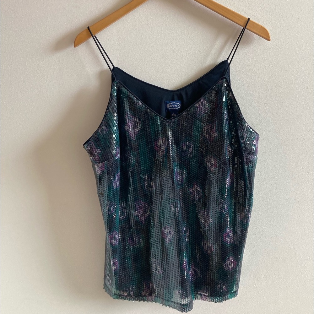 Sequin tank by Scoop